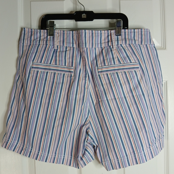 Striped Blue and Purple Shorts Sz 12 - Picture 5 of 9
